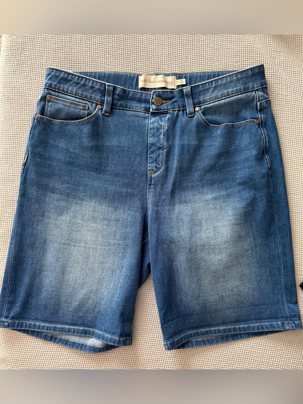 Soft Surroundings Women’s Pull On denim Shorts